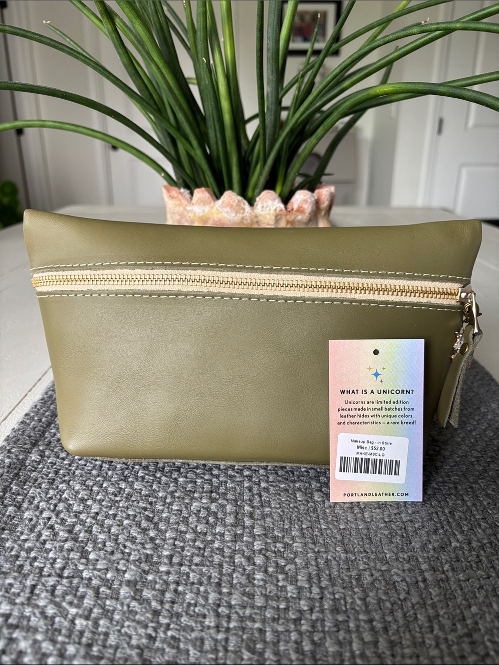 BNNU PLG Makeup Pouch in Moss